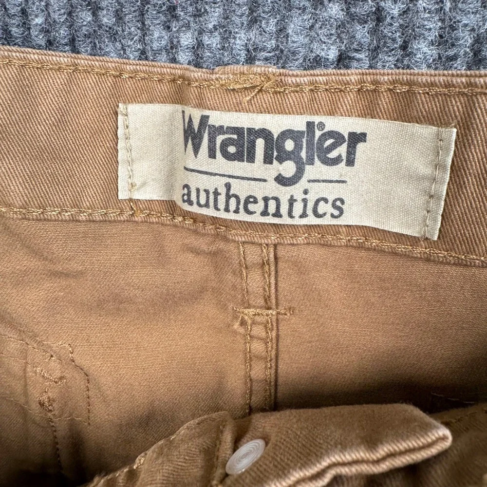 Wrangler Authentics Mens Cargo Shorts‎ Brown Workwear Utility 38 Waist Gorpcore